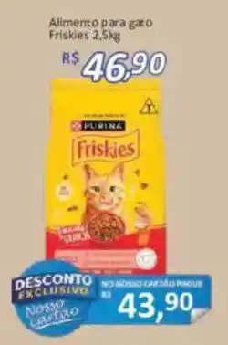 Supermercados Savegnago Alimento para gato Friskies 2,5kg oferta