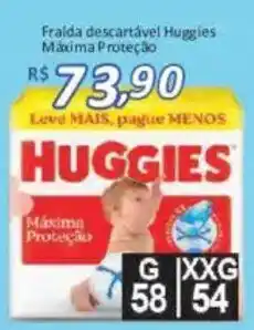 Supermercados Savegnago Huggies máxima proteção oferta