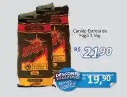 Supermercados Savegnago Carvão estrela de fogo oferta