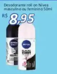 Supermercados Savegnago Desodorante roll on Nivea masculino ou feminino oferta
