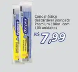 Supermercados Savegnago Copo plástico descartável Bompak Premium oferta
