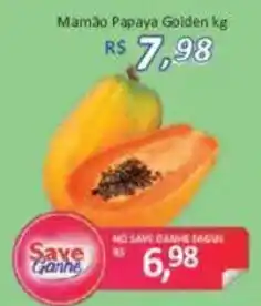 Supermercados Savegnago Mamão Papaya Golden oferta