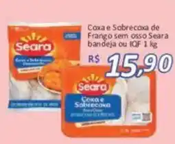 Supermercados Savegnago Coxa e Sobrecoxa de Frango sem osso Seara oferta
