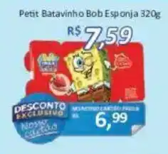 Supermercados Savegnago Petit Batavinh o Bob Esponja oferta