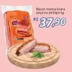Supermercados Savegnago Bacon manta Seara oferta