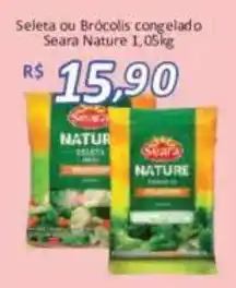 Supermercados Savegnago Seleta ou Brócolis congelado Seara Nature oferta