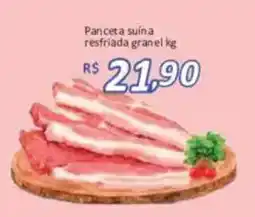Supermercados Savegnago Panceta suína resfriada granel kg oferta