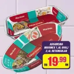 Violeta Supermercados Assadeira marinex 1,6l oval/ 2,4l retangular oferta