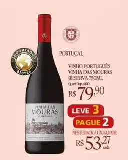 Bistek Supermercados vinho português vinha das mouras reserva oferta