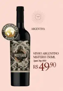 Bistek Supermercados vinho argentino misterio oferta
