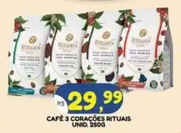 Bramil Supermercados Café 3 corações rituais oferta
