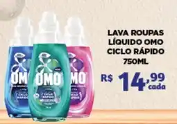 Bahamas Mix lava roupas liquido omo ciclo rapido oferta