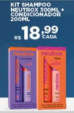 Bahamas Mix kit shampoo neutrox 300ml + condicionador 200ml oferta