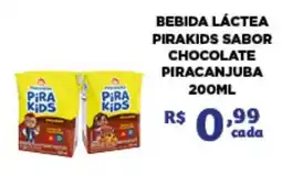 Bahamas Mix Bebida láctea pirakids sabor chocolate piracanjuba oferta
