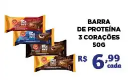 Bahamas Mix barra de proteína 3 corações oferta