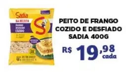 Bahamas Mix Peito de frango cozido e desfiado sadia oferta