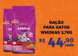 Bahamas Mix Ração para gatos whiskas 2,7kg oferta