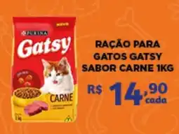 Bahamas Mix Ração para gatos gatsy sabor carne oferta