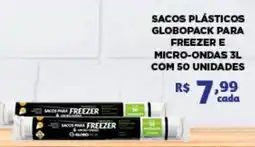 Bahamas Mix sacos plásticos globopack para freezer e micro-ondas 3l oferta