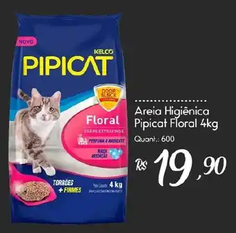 Areia higiênica pipicat floral