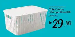 Giassi Supermercados Caixa trama c/tampa plasutil 8l oferta