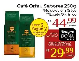 Dona de Casa Café Orfeu Sabores oferta