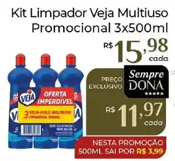 Dona de Casa Kit Limpador Veja Multiuso oferta