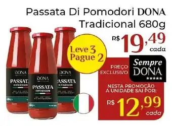 Dona de Casa Passata Di Pomodori Dona Tradicional oferta