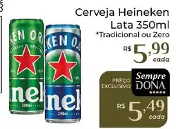 Dona de Casa Cerveja Heineken oferta
