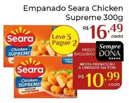 Dona de Casa Empanado seara chicken supreme oferta