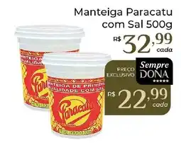 Dona de Casa Manteiga Paracatu com Sal oferta