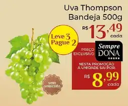 Dona de Casa Uva thompson oferta