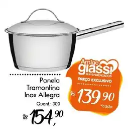 Giassi Supermercados Panela Tramontina Inox Allegra oferta