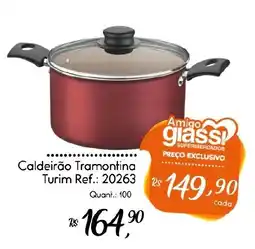 Giassi Supermercados Caldeirão Tramontina Turim oferta