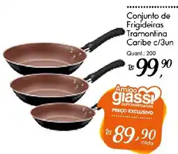Giassi Supermercados Conjunto de Frigideiras Tramontina Caribe c/3un oferta