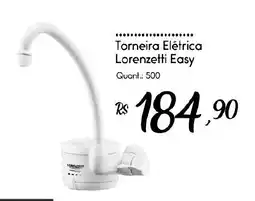 Giassi Supermercados Torneira Elétrica Lorenzetti Easy oferta