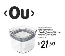Giassi Supermercados Pote Hermético c/Vedação em Silicone Natural Ou oferta