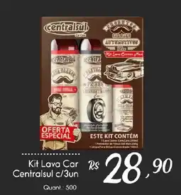 Giassi Supermercados Kit Lava Car Centralsul c/3un oferta