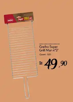 Giassi Supermercados Grelha super grill mor n°3 oferta