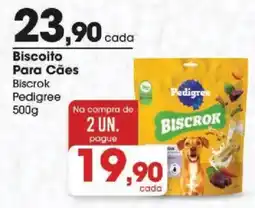 Zaffari Biscoito para cães biscrok pedigree oferta