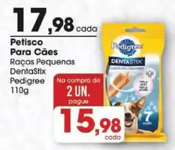 Zaffari Petisco para cães raças pequenas dentastix pedigree oferta