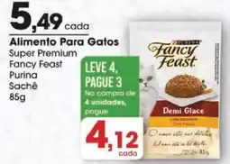 Zaffari Alimento Para Gatos Super Premium Fancy Feast Purina oferta