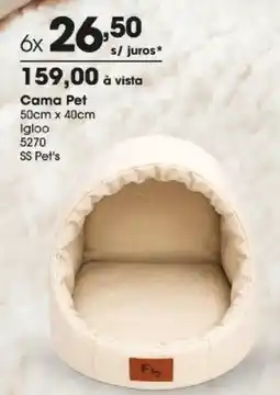 Zaffari Cama Pet Igloo oferta