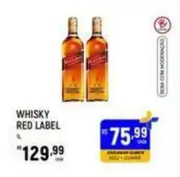Supermercado Guará Whisky red label oferta