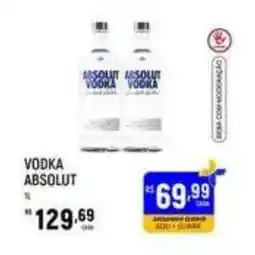 Supermercado Guará vodka absolut oferta