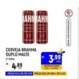 Supermercado Guará Cerveja brahma duplo malte oferta