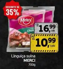 Cometa Supermercados Linguiça suína merci oferta