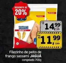 Cometa Supermercados Filezinho de peito de frango sassami jaguá oferta