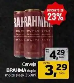 Cometa Supermercados Cerveja brahma duplo malte sleek oferta