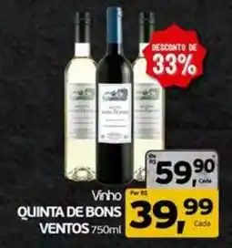 Cometa Supermercados Vinho quinta de bons ventos oferta
